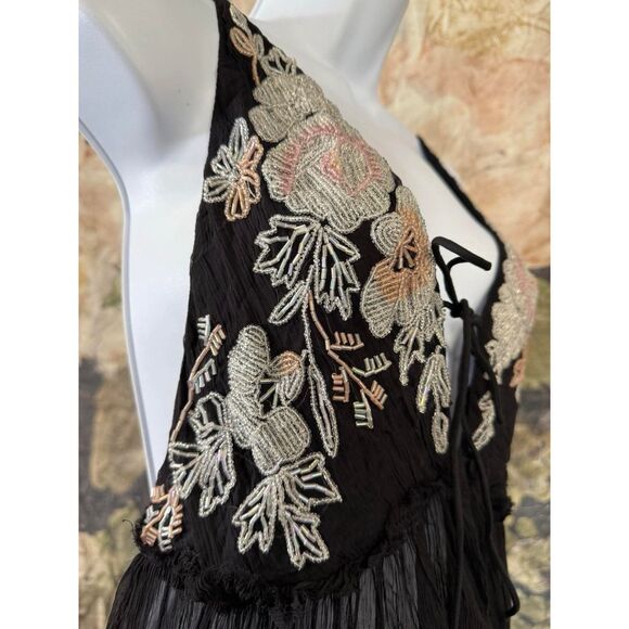 New Free People Secret Garden Maxi Top Size Small. - Picture 7 of 11